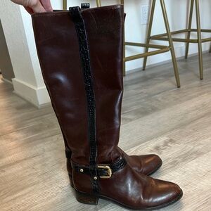 Vince Camuto Brown and Black Winter Boots